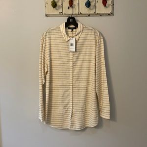 Lafayette 148 striped blouse